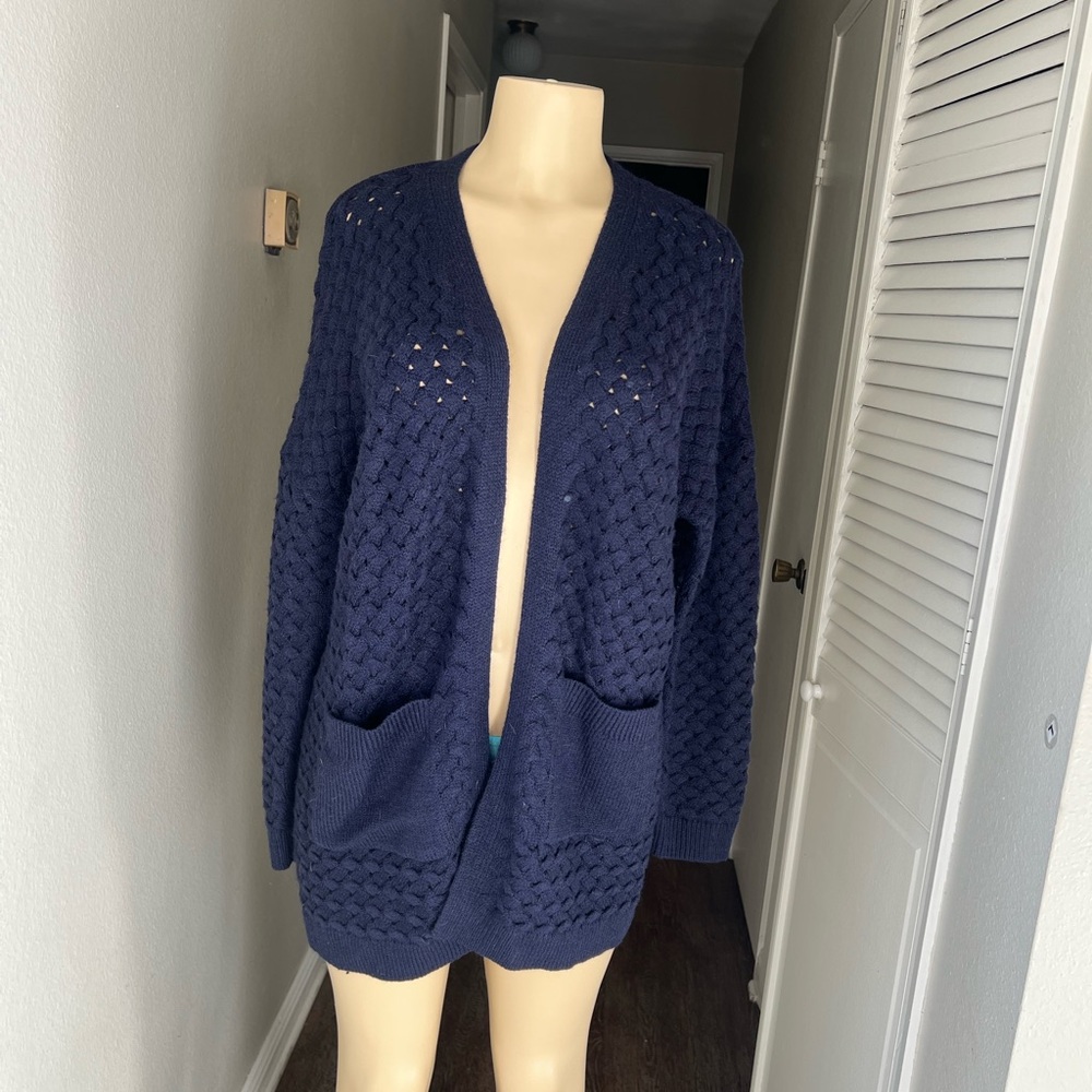Chic Navy Women's Cardigan